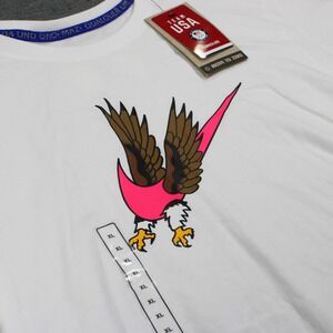 Nike Team USA Olympics Eagle Swoosh T-Shirt White FN0883-100 Womens XL New